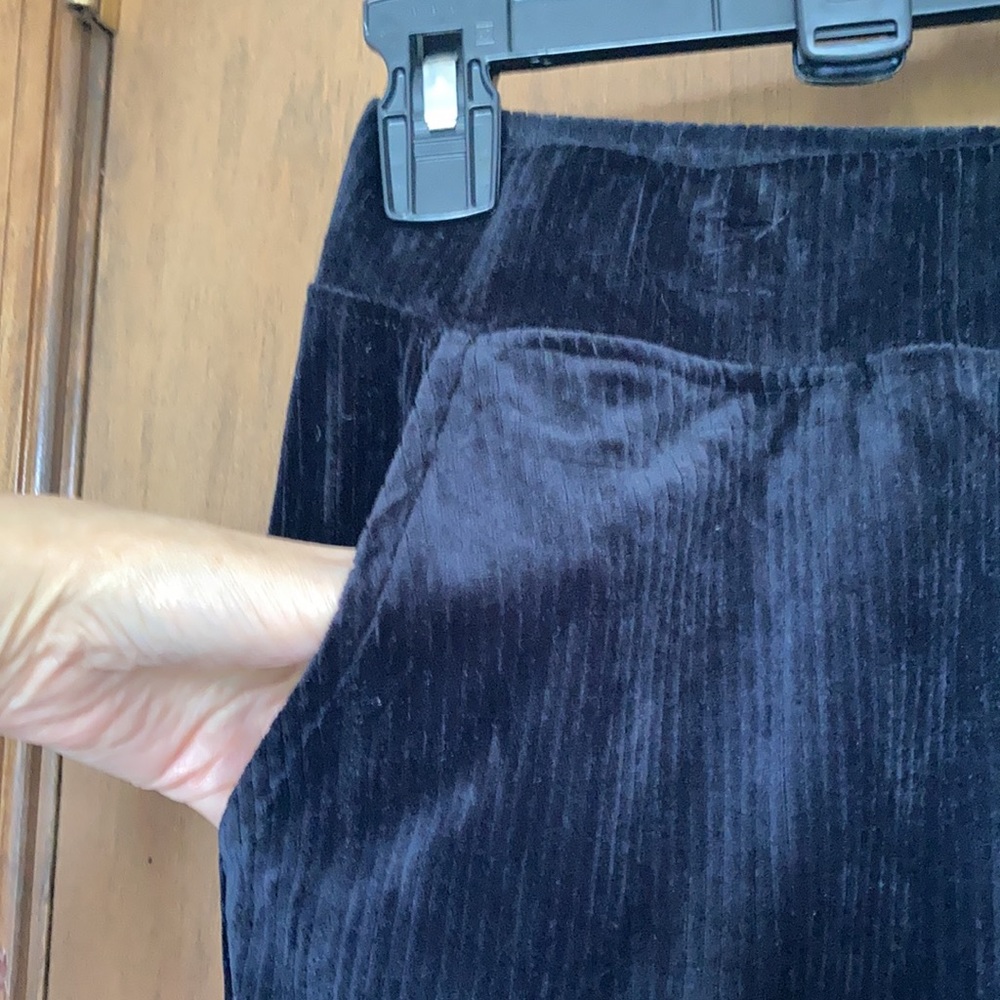 Emily Daniels black pull on knit corduroy pant size 3X - Picture 4 of 17